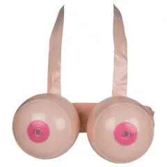 Boob Battle - nafukovací pripínací prsia - natur