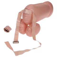   Cock Fighting - nafukovací pripínací penis (telovej farby)