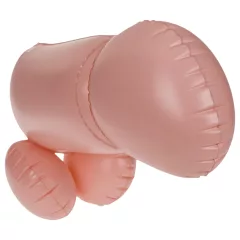   Cock Fighting - nafukovací pripínací penis (telovej farby)