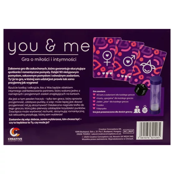 you & me - erotická partnerská hra (poľská)
