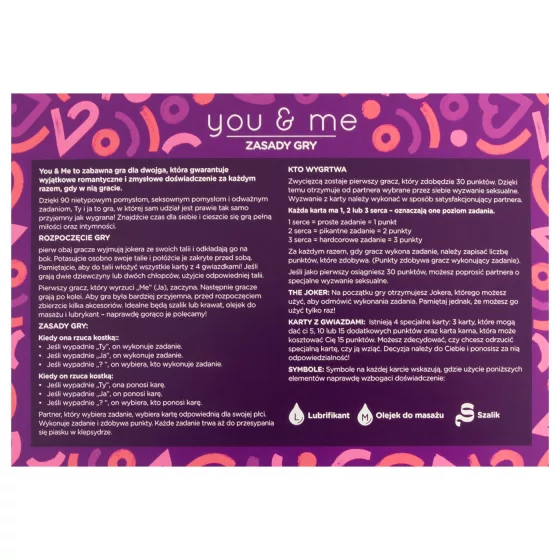 you & me - erotická partnerská hra (poľská)