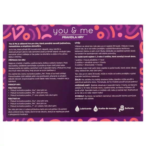 you & me - erotická partnerská hra (česky)