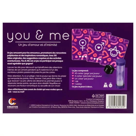 you & me - erotická párová hra (francúzska)