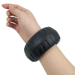   Pulselock Oak - extra hrubý silikónový erekčný krúžok (čierny) - 40 mm