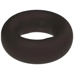   Pulselock Cocktura - bodkovaný silikónový erekčný krúžok (čierny) - 27 mm