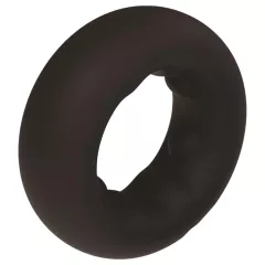   Pulselock Cocktura - bodkovaný silikónový erekčný krúžok (čierny) - 27 mm