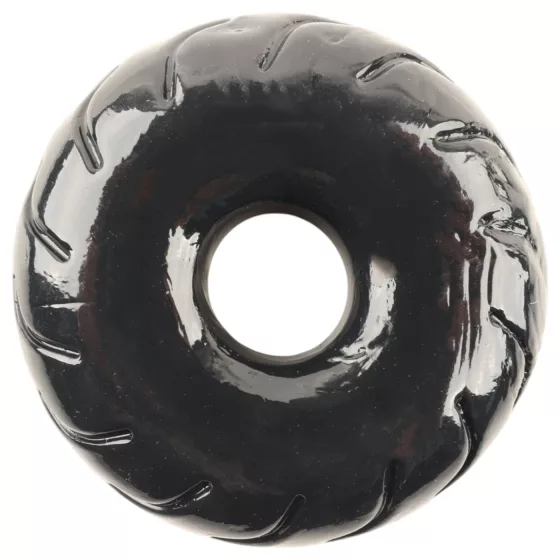 Pulselock Forge - erekly so vzorom kolesa z TPE (čierny) - 19 mm