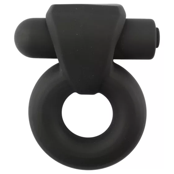 Pulselock Vantr - akumulátorový vibračný krúžok na penis a semenníky (čierny) - 25 mm