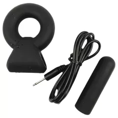   Pulselock Vantr - akumulátorový vibračný krúžok na penis a semenníky (čierny) - 25 mm