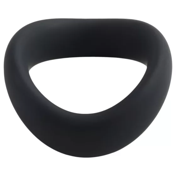 Pulselock Cocktura - skrútený silikónový erekčný krúžok (čierny) - 47,5 mm