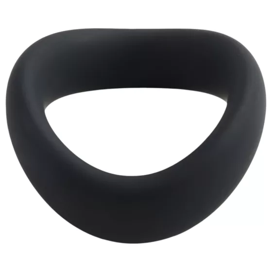 Pulselock Cocktura - skrútený silikónový erekčný krúžok (čierny) - 50 mm