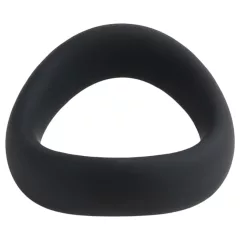   Pulselock Cocktura - skrútený silikónový erekčný krúžok (čierny) - 50 mm