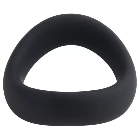 Pulselock Cocktura - skrútený silikónový erekčný krúžok (čierny) - 50 mm