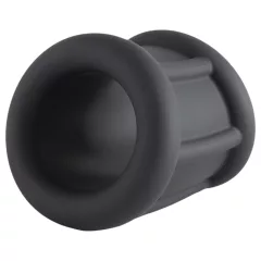   Pulselock Cocktura - vrúbkovaný silikónový erekčný krúžok (čierny) - 30 mm