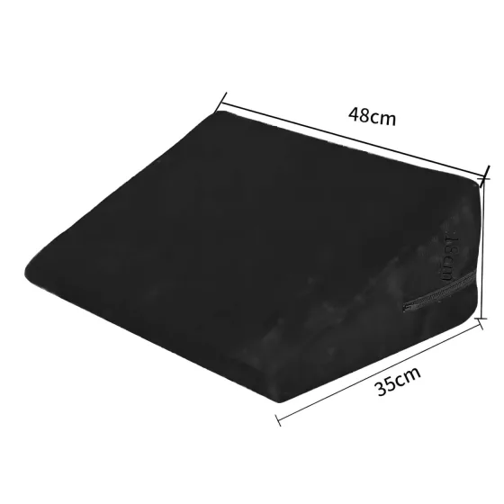 Desirel Magic Pillow klinový sex vankúš set - malý + veľký (čierny)