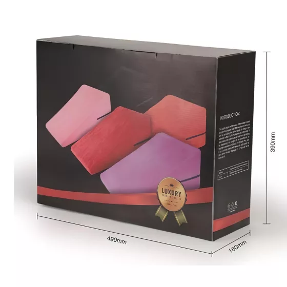 Desirel Magic Pillow klinový sex vankúš set - malý + veľký (čierny)