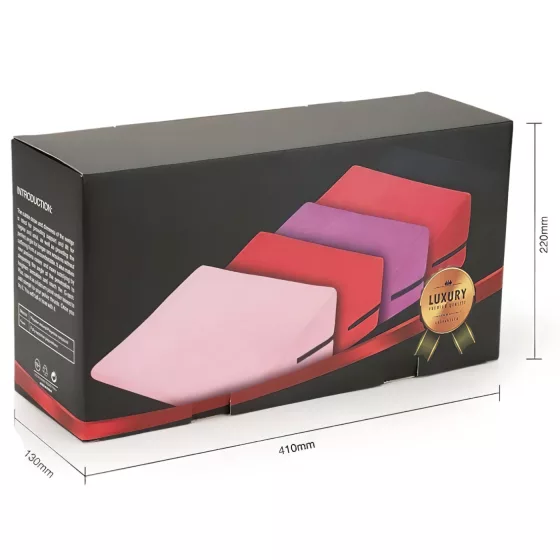 Desirel Magic Pillow - klinový sex vankúš - malý (čierny)