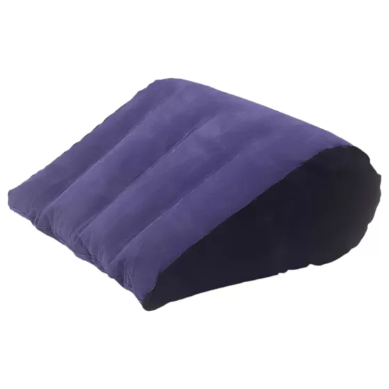 Desirel Magic Pillow - nafukovací klinový sex vankúš (tmavofialový)
