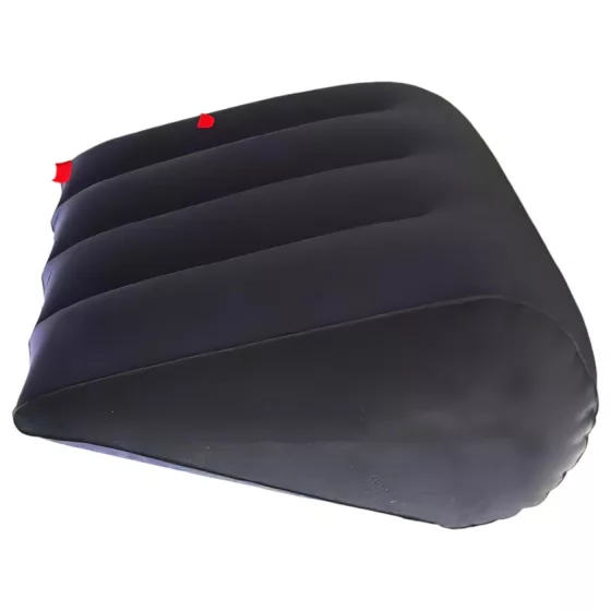 Desirel Magic Pillow - nafukovací klinový sex vankúš (tmavofialový)