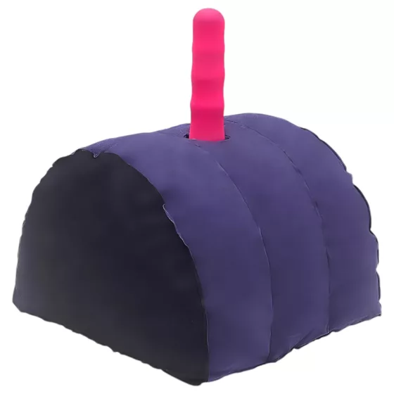 Desirel Magic Pillow - Nafukovací sex vankúš - s držiakom na dildo (fialový)