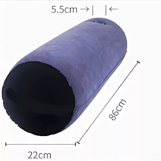 Desirel Magic Pillow - nafukovací sex vankúš - valcový (fialový)