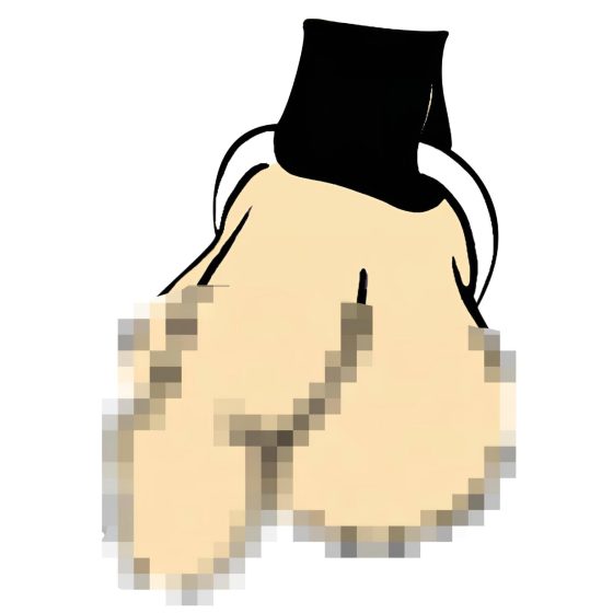 ZADO - pánsky kožený postroj na telo - čierny - S-L