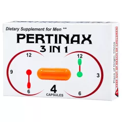   Pertinax 3in1 Plus - doplnok stravy pre mužov - kapsuly - 4 ks