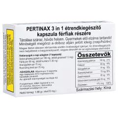   Pertinax 3in1 Plus - doplnok stravy pre mužov - kapsuly - 4 ks