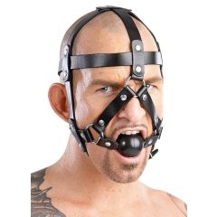 Zado - Kožená maska s guličkou do úst