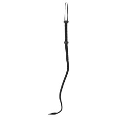 ZADO - bič s chvostom - čierny - koža