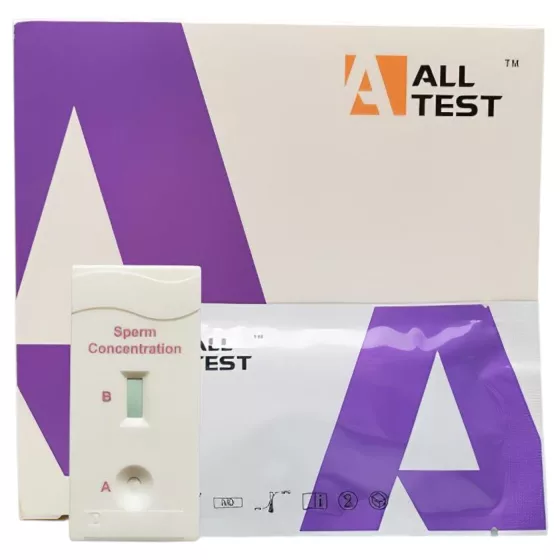 Rýchly test Alltest na koncentráciu spermií na domáce použitie (2 ks)