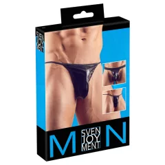Svenjoyment - 3-dielna čierna pánska tanga súprava (S-L)