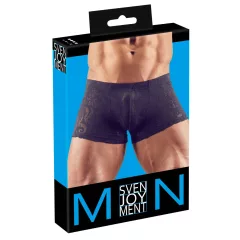   Svenjoyment - priesvitné devoré pánske spodné prádlo (čierne) - M