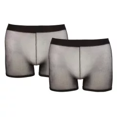   Svenjoyment - boxer set - priehľadný - čierna - 2 diely - S-L