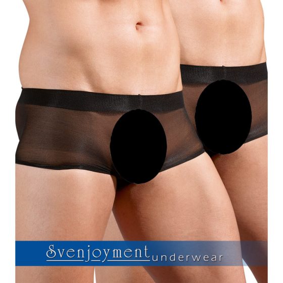Svenjoyment - priesvitné boxerky - čierne (2 kusy) S-L