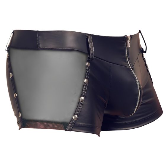 Svenjoyment - pánske boxerky - lesklé - čierne - XL