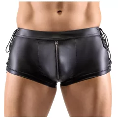   Svenjoyment - boxer s bočným šnurovaním - matný - čierny
