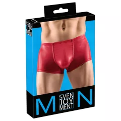 Svenjoyment - pánske boxerky push-up - lesklé - červené