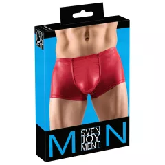   Svenjoyment - pánske boxerky push-up - lesklé - červené - M
