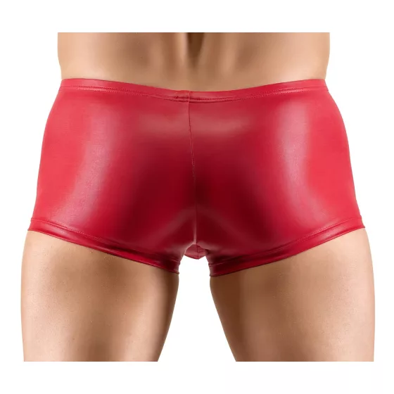 Svenjoyment - pánske boxerky push-up - lesklé - červené - M