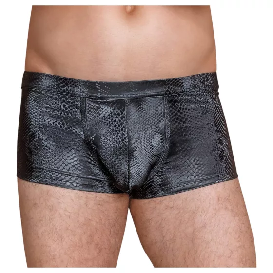 NEK - boxerky so vzorom hadiej kože (čierne) - M
