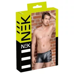 NEK - pánske boxerky - nitované, so zipsom - čierne - M
