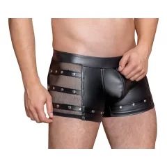 NEK - pánske boxerky - nitované, so zipsom - čierne - M