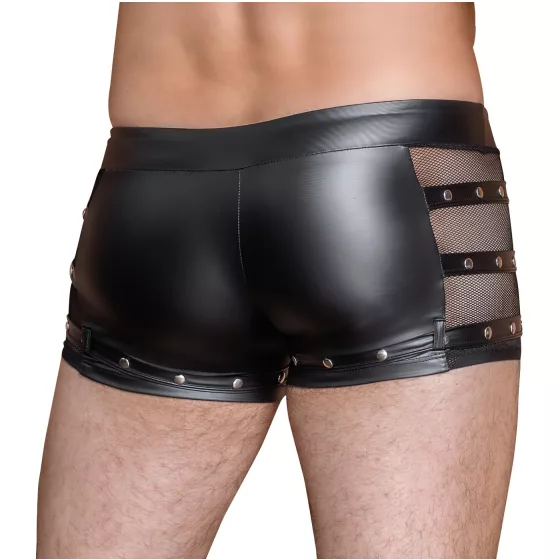 NEK - pánske boxerky - nitované, so zipsom - čierne - M