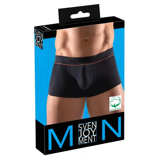 Svenjoyment - pohodlné eko-bavlnené boxerky (čierne) - M