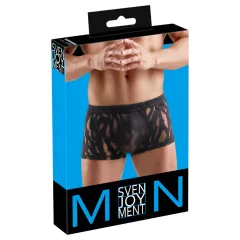 Svenjoyment - pánske boxerky s efektom vyhorenia (čierne)