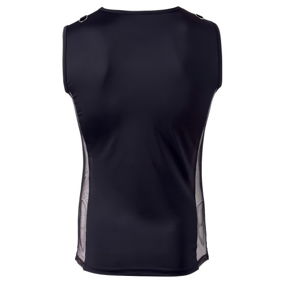 Svenjoyment - pánske tričko s viazaním - čierne - L