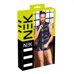 NEK - pánske tielko so sieťovanou vložkou (modré) - M