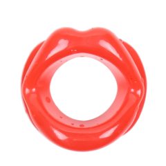 Ida Leather - roubíky s otvorenými ústami (červené)