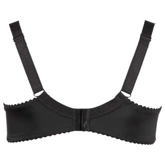 Cottelli Plus Size - zvodný čierny podprsenkový set